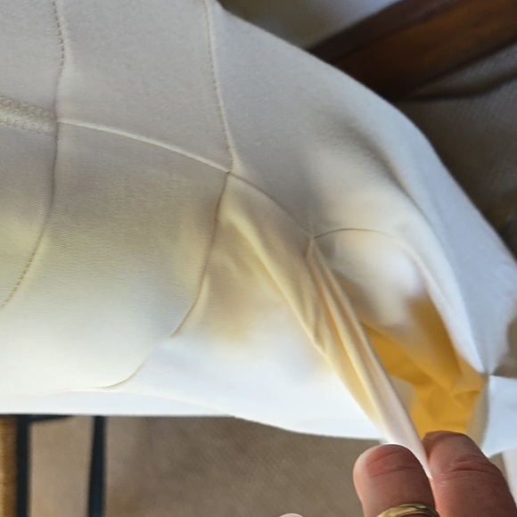 Aria Lattner Everyday Ivory Sleeveless Knit Jumpsuit Large - Picture 5 of 13